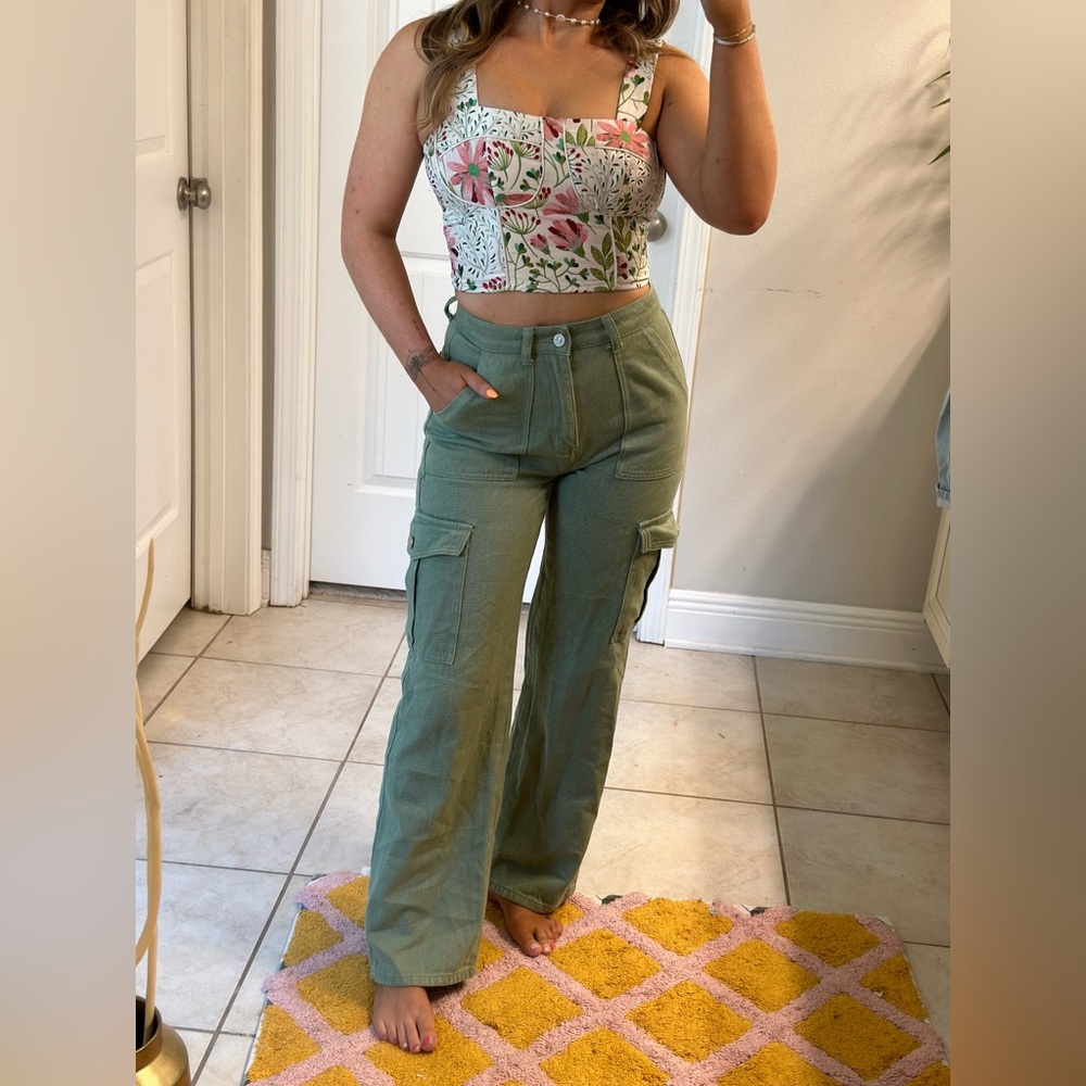 Green Cargo pants